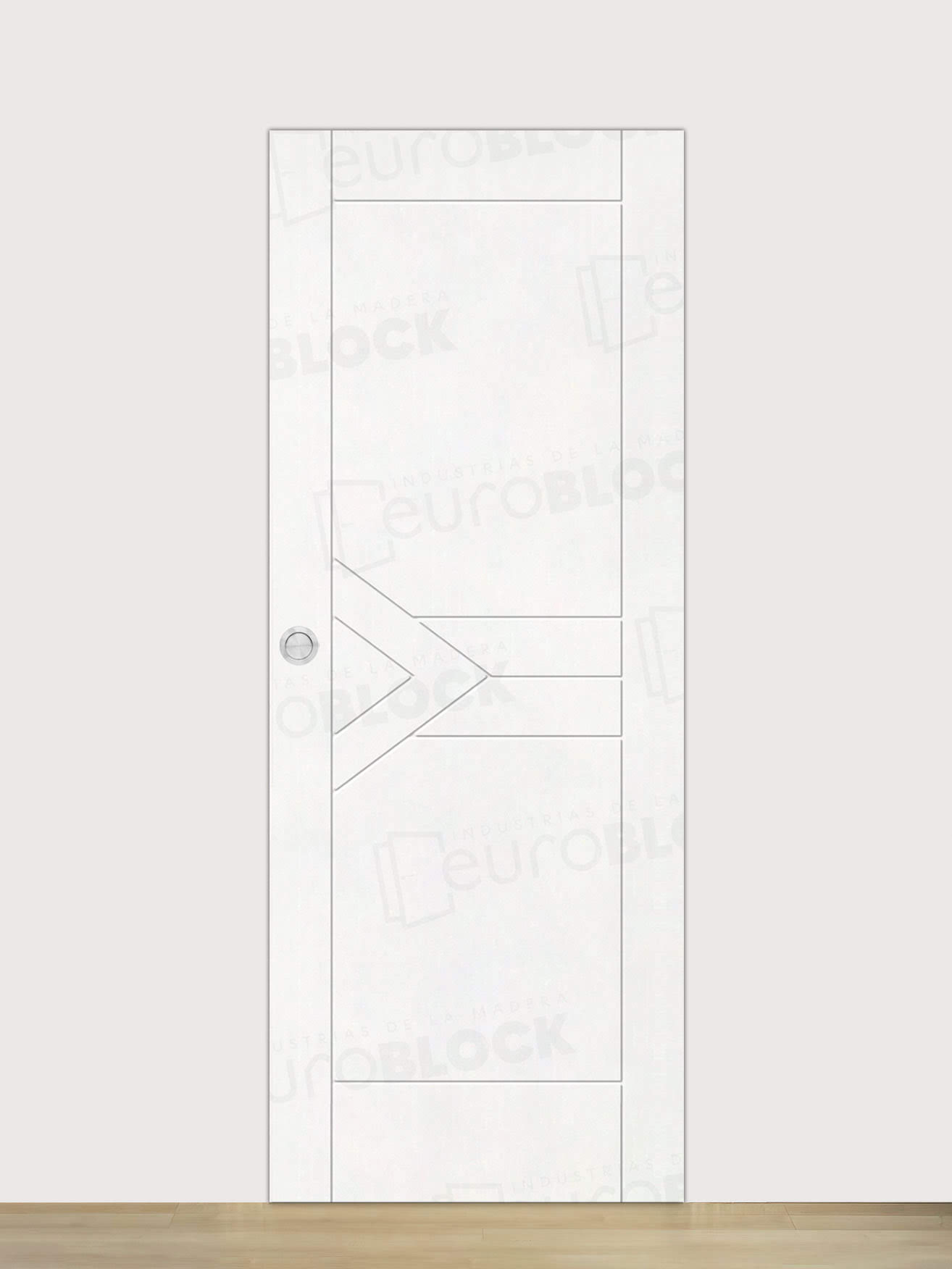Puerta Corredera de Interior Lacada Blanca Mozart
