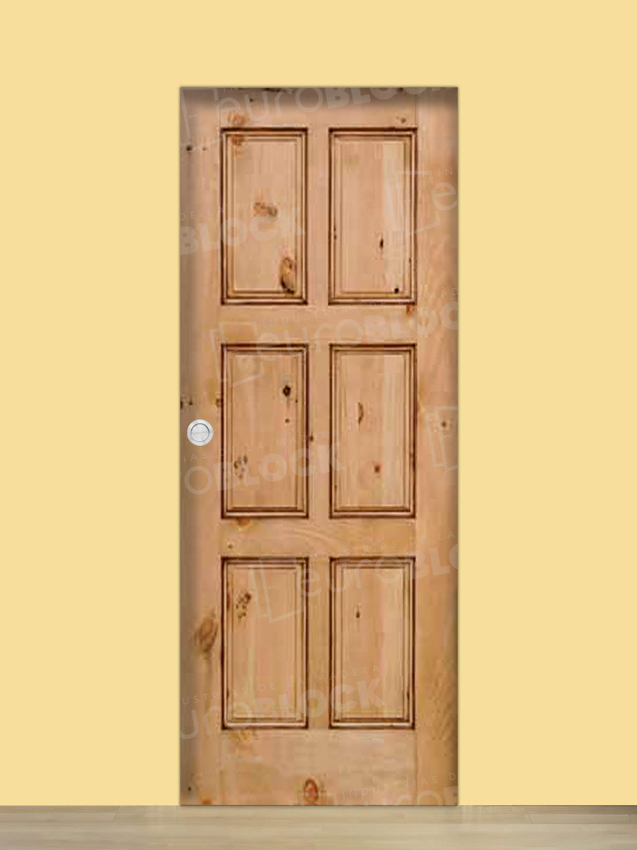 Puerta Corredera de Interior de Madera Bravo