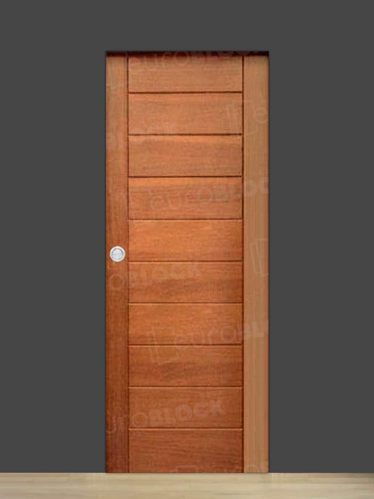 Puerta Corredera de Interior de Madera PM-5020 Roble