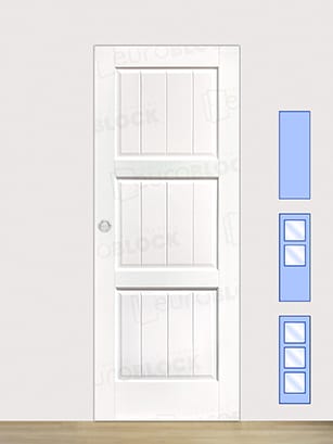 Puerta Corredera de Interior de Madera Bernabeu Lacada en Blanco