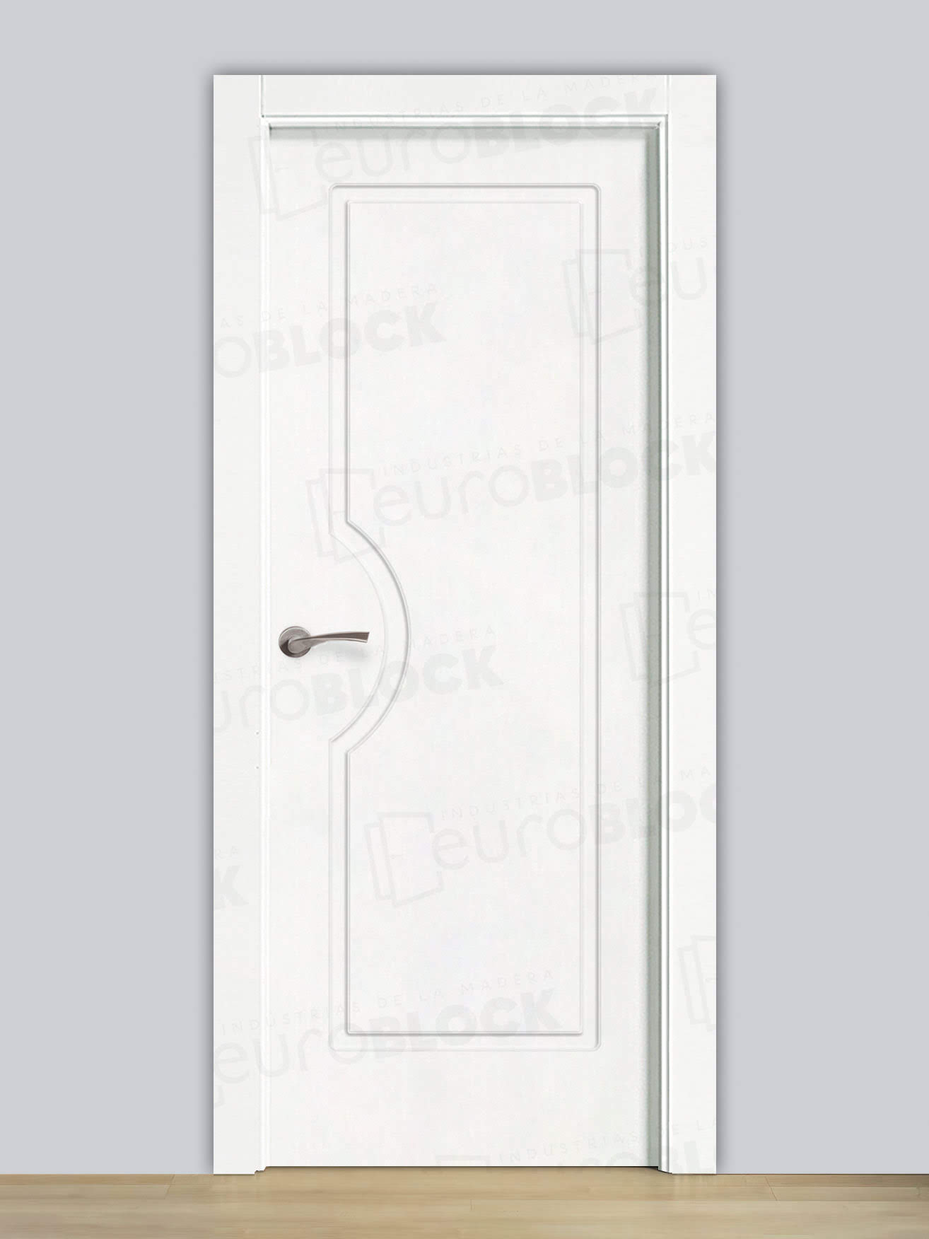 Puerta Block de Interior Lacada Blanca Corona