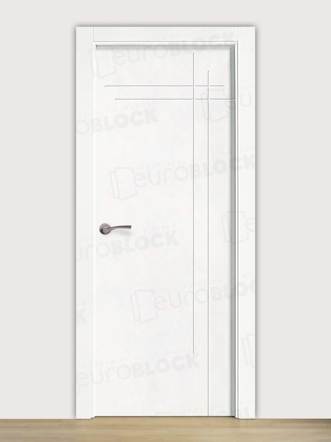Puerta Block de Interior Lacada Blanca Lavanda