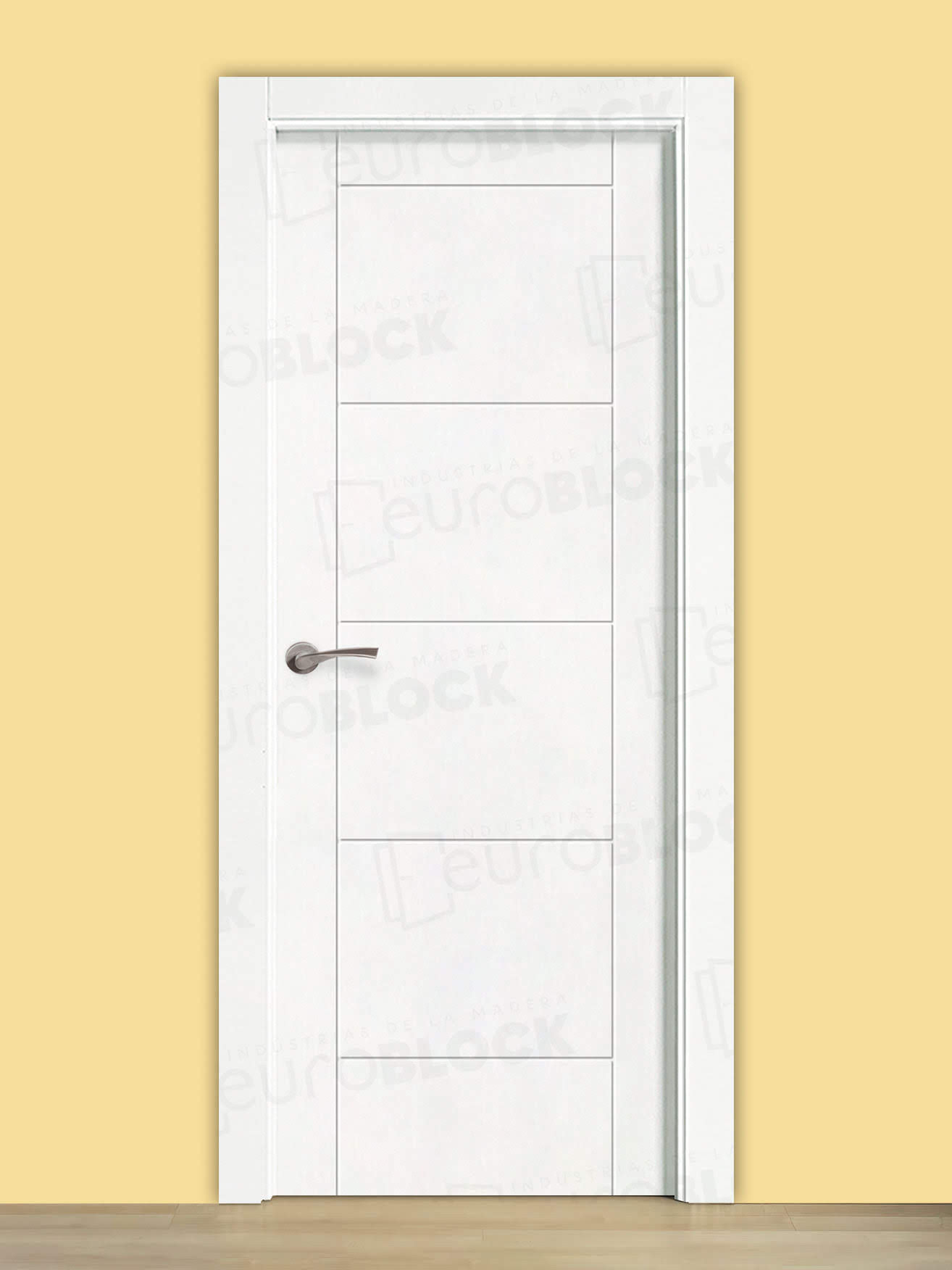 Puerta Block de Interior Lacada Blanca Mercurio