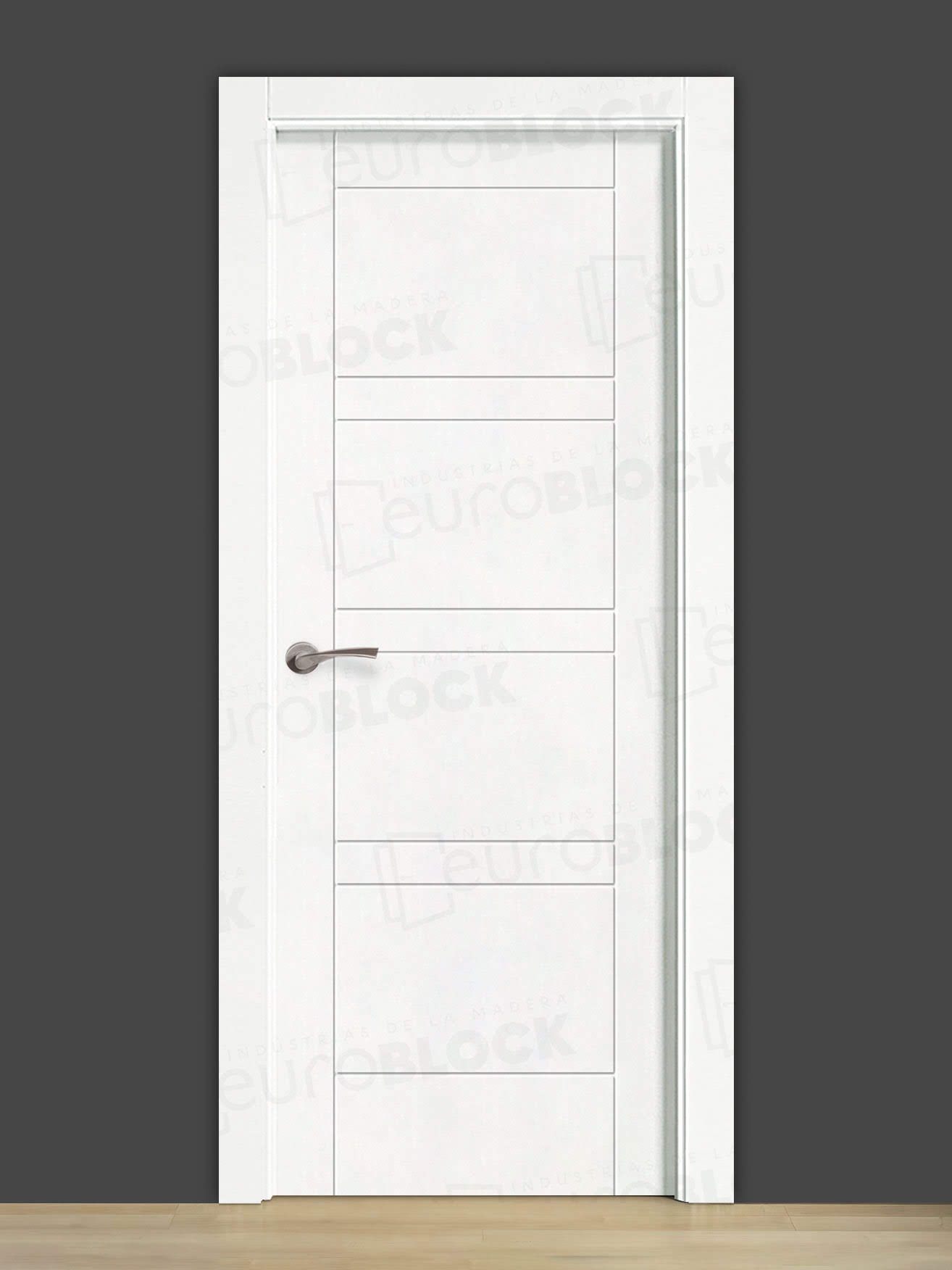 Puerta Block de Interior Lacada Blanca P4