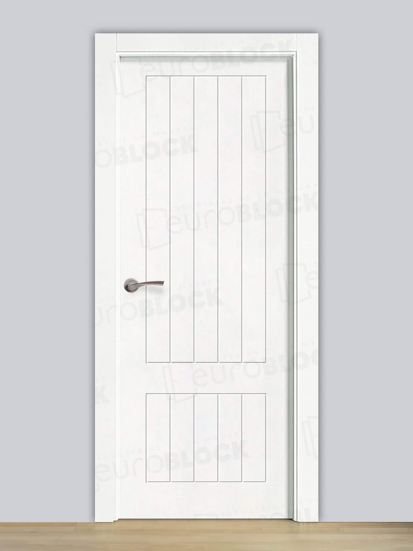 Puerta Block de Interior Lacada Blanca PL-201-R