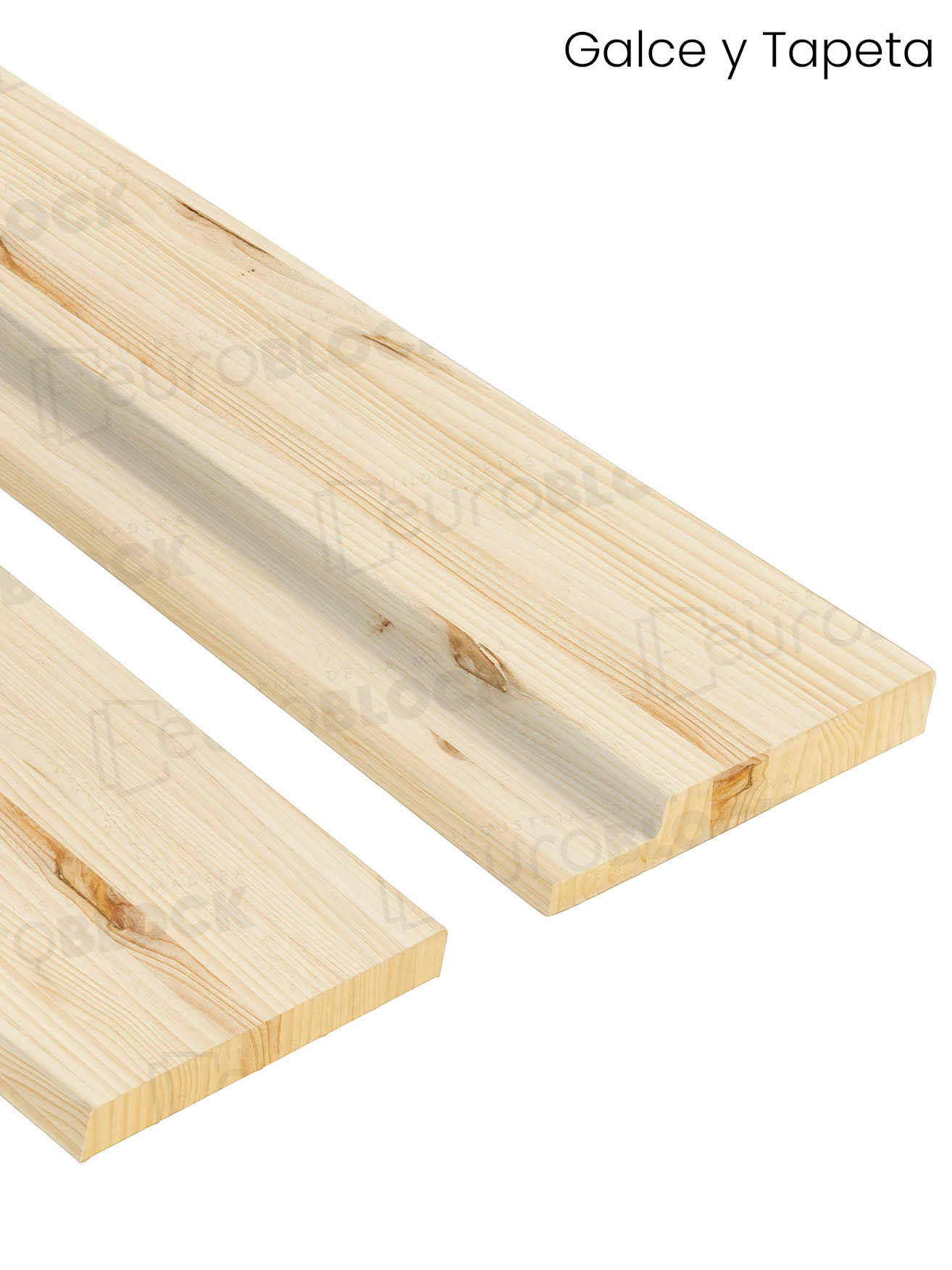Puerta Block Rústica de Madera Malaga