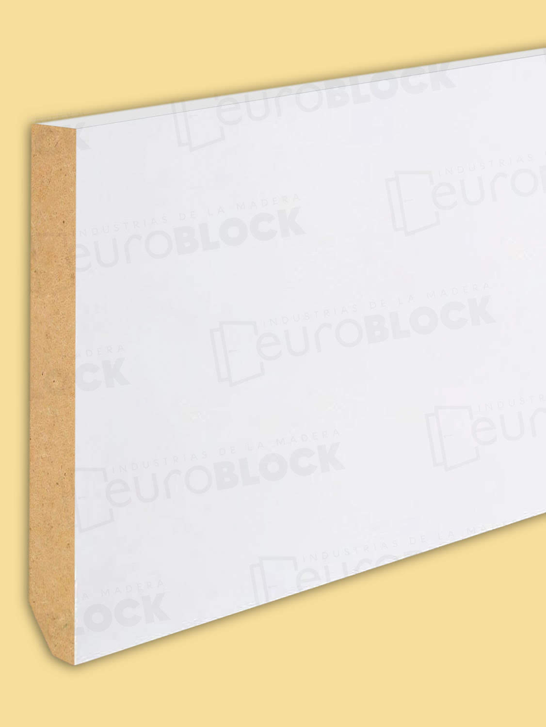Rodapié Blanco C40 Lacado (10 Tiras)